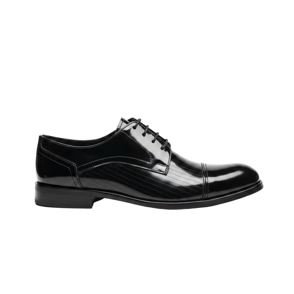 WHISKEY NEAT-Signature Pinstriped Oxford